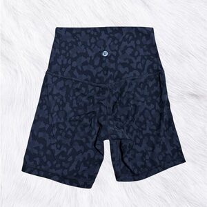 Lululemon align shorts camo black high rise size 2